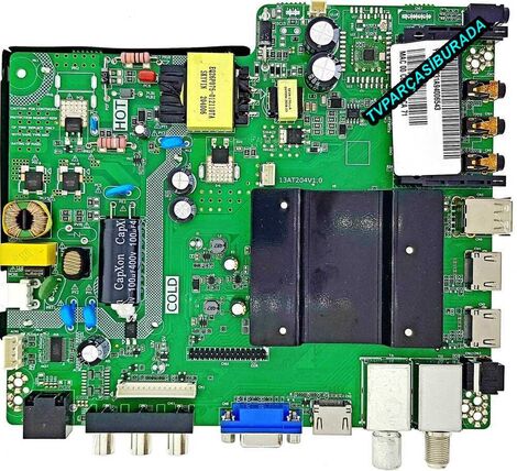 Sunny SN32DAL13/0216 Main Board , 13AT204V1.0 , PT320AT03-1 , PT320AT-TC-9