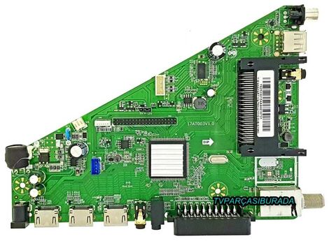 Axen AX24LED003 Main Board , 17AT003V1.0 , Y.M ANAKART 17AT003 A71116 DVB-S2 MNL , PA 236BDD-DN47W1