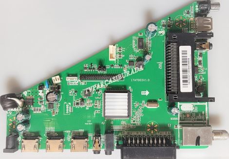 Sunny SN020LD003-S2 Main Board , 17AT003V1.0 , Y.M ANAKART 17AT003 V1.0 DVB-S2 MNL , CX195DLEDM , C195XTN01.0 
