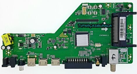Elton EL32DAB04/0202 Main Board, 17AT004V1.1, Y.M ANAKART 17AT004 V1.1A DVB-S2 MNL 1, Ana Kart, LSC320AN009-G