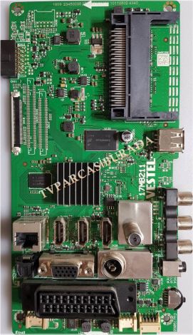 17MB211, 23450035, Vestel 43FD7500, Main Board, Ana Kart, VES430UNUL-2D