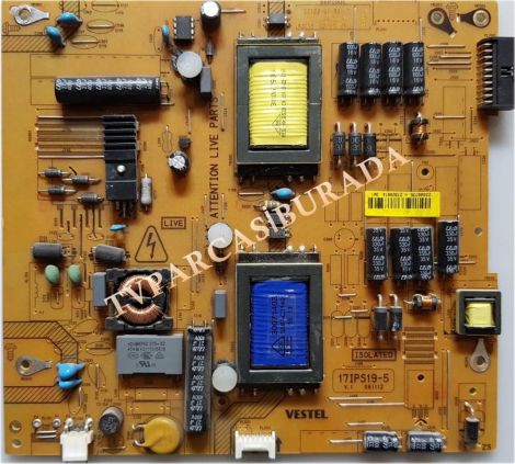 17IPS19-5, 23090775, Vestel 32PH5065, Power Board, Besleme, VES315WNES-02