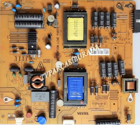 Vestel 32PF7175 Power Board , 17IPS19-5 , 23166250 , VES315UNVL-S01