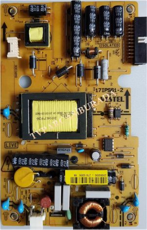 17IPS61-2, 23090330, Regal LE22SAT130FHD-W, Power Board, Besleme, T215HV01.0