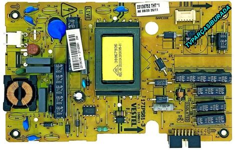 17IPS61-3, 23136748, Vestel 42PF5065, Power Board, Besleme, M215HGE L21