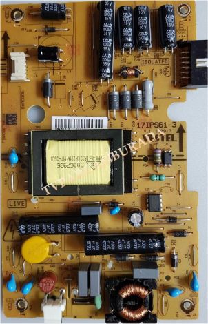 17IPS61-3, 23191619, LUXOR 19L350E, Power Board, Besleme