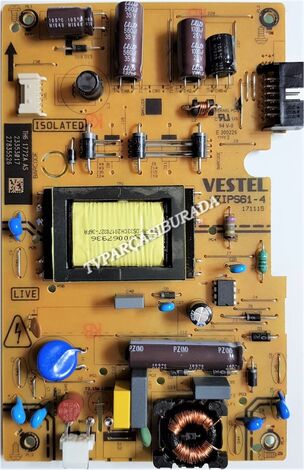 17IPS61-4, 23353017, Vestel 22FA5100B, Power Board, Besleme, M215HJJ-L30