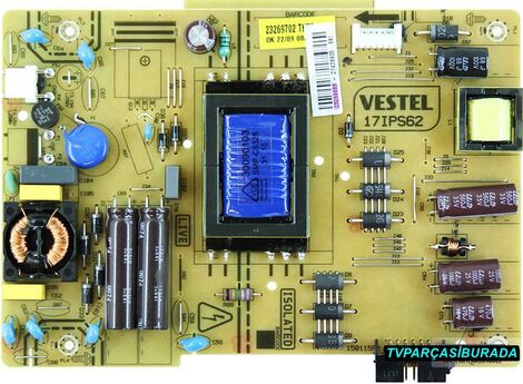 17IPS62, 23269688, Vestel 32SC5000, Power Board, Besleme, VES315WNDB-2D