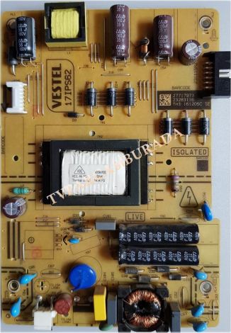 17IPS62, 23283116, Vestel 32HB5110, Power Board, Besleme, VES315WNVB-2D