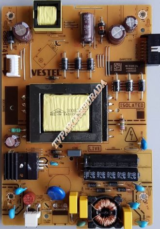 17IPS62, 23399644, 010416R4, Toshiba 42L3863DAT, Power Board, Besleme, VES430UNDL-2D