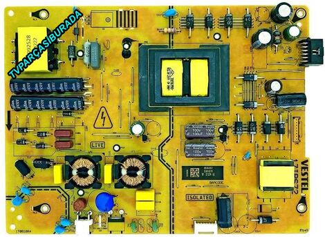 17IPS72 , 23653276 , Vestel 50U960 50” 4K , Pawer Board , Ves500QNDH-N2-Z01