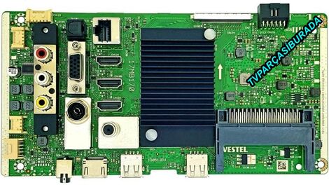 17MAB170 , 23825367 , Toshıba 58UL3C63DT , Main Board , Ves5800QNDB-N2-N41