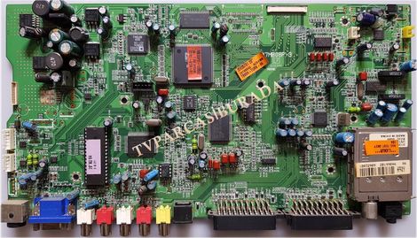 17MB08P-3, 25834007, VESTEL 20 TFT-LCD, Main Board, Ana Kart, V201V1-T01