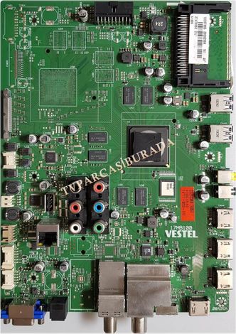 17MB100, 23292369, 23292358, Vestel 48UA9300, Main Board, Ana Kart, VES480QNES-3D