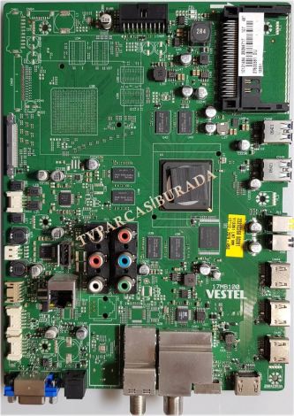 17MB100, 23298717, 23292368, Vestel 489350, Main Board, Ana Kart, VES480UAQNES-3D