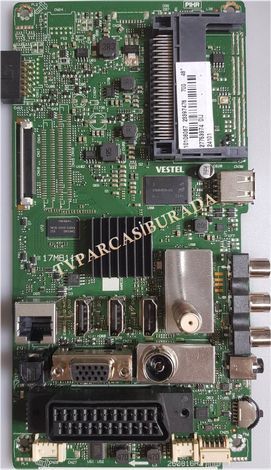 17MB110P, 23397476, Vestel 48FB7300, Main Board, Ana Kart, VES480UNDS-2D