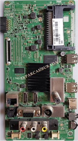 17MB110S, 23476428, Telefunken 40TF6020, Main Board, Ana Kart, VES395UNDC-2D