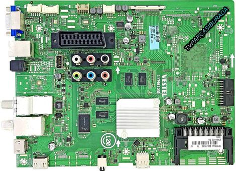 17MB120 , 23341565, 23341564, Vestel 4K Smart 43UB8600, Main Board, Ana Kart, VES430QNDL-2D-U11, Vestel Display