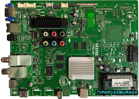 17MB120, 23410784, 23409493, Vestel 49UB8300, Main Board, Ana Kart, VES490QNDS-2D