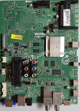 17MB120, 23432834, 23432833, Vestel 43UD9300, Main Board, Ana Kart, VES430QNUL-2D