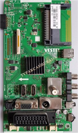 17MB140, 23406164, Vestel 39HB5000, Main Board, Ana Kart, VES390WNDA-2D