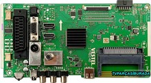 VESTEL - Vestel 40FB5050 Main Board , 17MB140 , 23427346 , VES395UNDC-2D