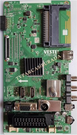 17MB140, 23459596, Vestel 43FB5000, Main Board, Ana Kart, VES430UNDB-2D-N12