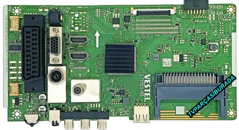 Vestel 43FB5000 Main Board , 17MB140 , 23459597 , Ves430UNDB-2D-N12