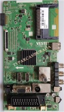 VESTEL - 17MB140, 23467088, Vestel 40FD5050, Main Board, Ana Kart, VES400UNDS-2D