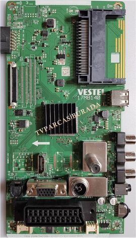 17MB140, 23467548, Vestel 32FB5000, Main Board, Ana Kart, VES315UNDB-2D