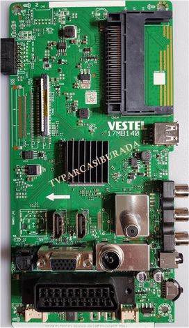 17MB140, 23493163, Telefunken 32TH4020, Main Board, Ana Kart, VES315WNDA-2D