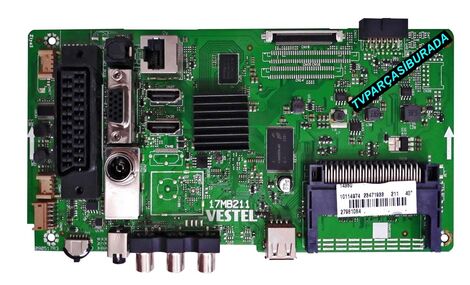 Vestel 40FB5110 Main Board , 17MB211 , 23471933 , VES400UNDS-2D