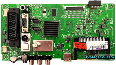 Vestel 40FA5050 Main Board , 17MB82P , 23379388 , VES400UNDS-2D