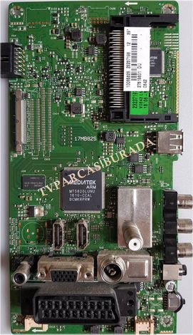 17MB82S, 23237198, 23237197, Vestel 39PF5065, Main Board, Ana Kart, VES390UNVA-01