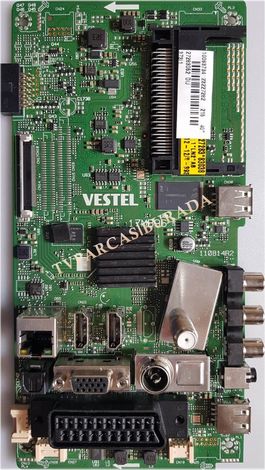 17MB96, 23227282, 23227283, Vestel 40FA7100, Main Board, Ana Kart, VES400UNVS-N01