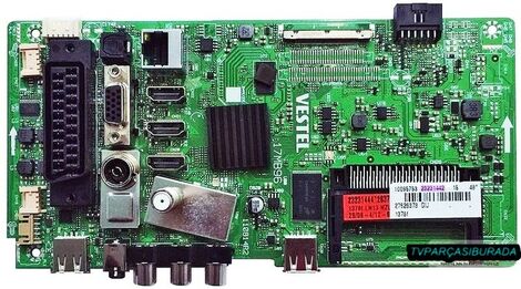 17MB96, 23231442, 23231444, Vestel 48FA8200, Main Board, Ana kart, VES480UNVS-3D