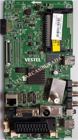 17MB96, 23243541, 23227283, Vestel 40FA7100, Main Board, Ana Kart, VES400UNVS-N01