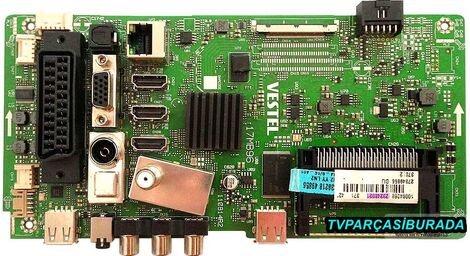 Vestel 3D SMART 42FA8200 42 LED TV Main Board , 17MB96 , 23248021 , 23238218 , VES420UNVL-3D-S02