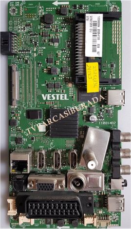 17MB96, 23254133, 23254134, Vestel 50FA7500, Main Board, Ana Kart, VES500UNVA-2D