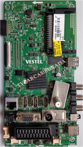 17MB96, 23256496, 23256497, Vestel 42FA8000, Main Board, Ana Kart, VES420UNDL-3D