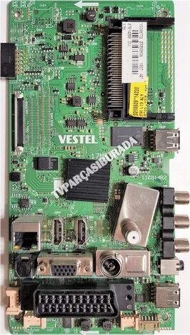 17MB96, 23290606, 23290609, Vestel 42FA7200 VESTEL, Main Board, Ana Kart, VES420UNDL-2D-N03