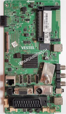 17MB96, 23295910, 23295909, Vestel 50FA8200, Main Board, Ana Kart, VES500UNVL-3D-S01