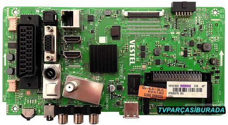 SEG 43SC7600 Main Board , 17MB96 , 23328552 , 23326560 , VES430UNDL-2D