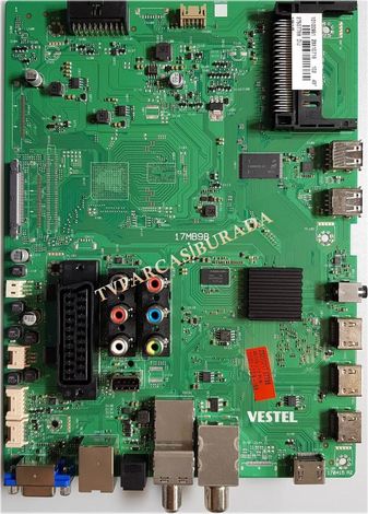 17MB98, 23310718, 23310717, Vestel 43FA9000, Main Board, Ana Kart, VES430UNSL-3D