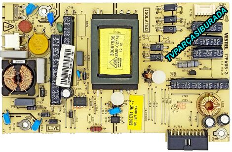 17PW05-3 , 23020761 , 23063555 , VESTEL PERFORMANCE 22VF3025 22 LED TV , Power Board , LC216EXN-SDA1