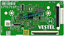 VESTEL - 17TC711F , 23737572 , TOSHİBA 32L2263DT TCon Board , Ves315UNGH-L4-N91