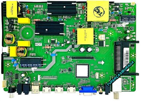 HI-Level HL49DLK08/0202 Main Board ,18AT008V1.0 , Y625330165A94042 , LC490DUY-SHA1