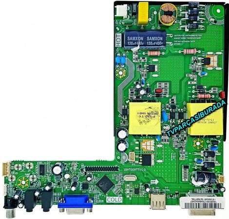 HI-Level HL40DLK0938/1022 Main Board , 18AT009TTV1.0 , Y.M ANAKART 18AT009TT MNL , LSC400HN02-804