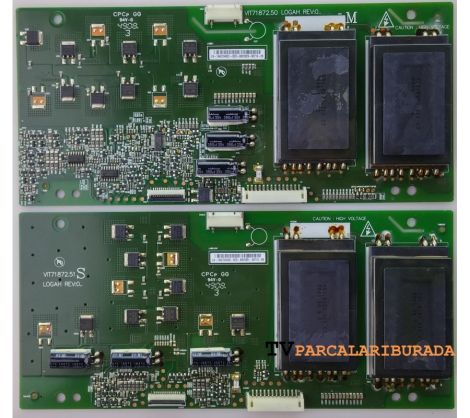 1942T04002, 19.42T04.002, VIT71872.51,  VIT71872.51 LOGAH REV.0, 1942T04001, 19.42T04.001, VIT71872.50, VIT71872.50 LOGAH REV.0, T420HW01 V.0 , LG 42LG5000-ZA , INVERTER BOARD - 1