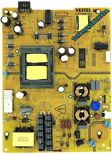23830031 , 17IPS72 , TOSHIBA 50UL2063DT Power Board , VES500QNFH - 1